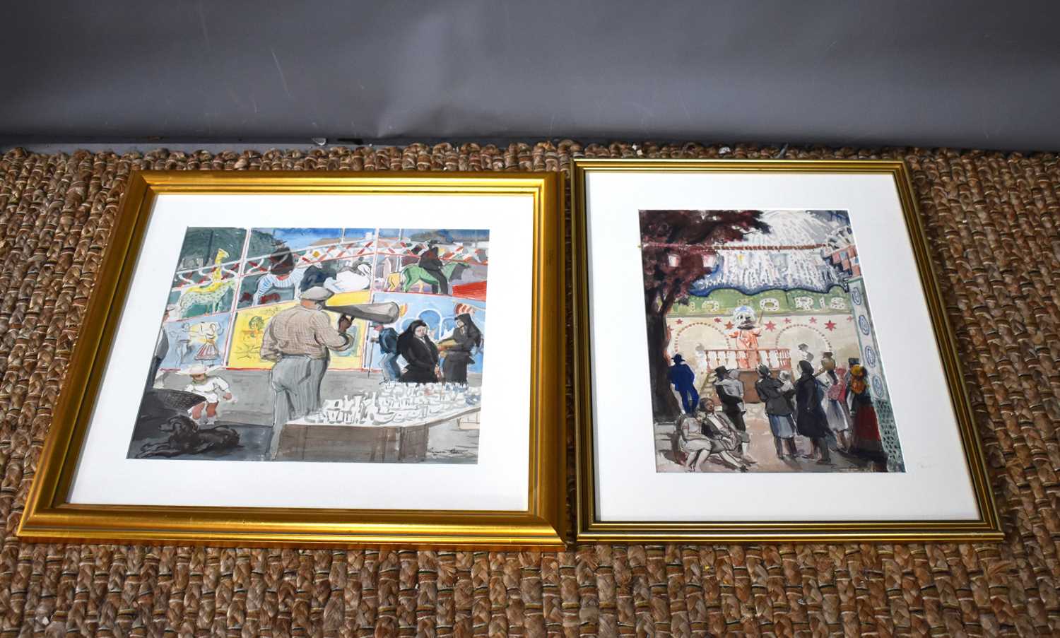 Lot 381 - Russell Reeve (20th century): two fairground