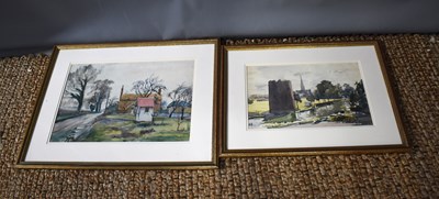 Lot 385 - Russell Reeve (20th century): two watercolours,...