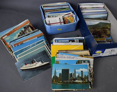 Lot 197 - A collection of vintage postcards, mostly 1950'...