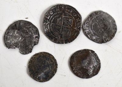 Lot 331 - Five Elizabeth I silver hammered half-groat...