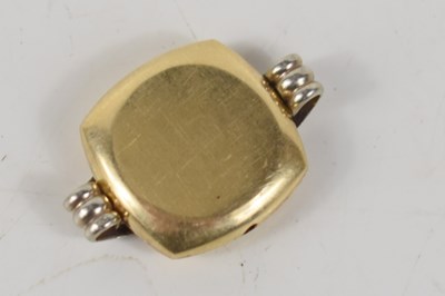 Lot 33 - A 14ct gold watch case, 3.2g.
