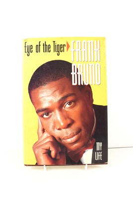 Lot 202 - Frank Bruno, signed: Eye of the Tiger, My Life,...