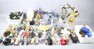 Lot 557 - A group of vintage action figures and vehicles...