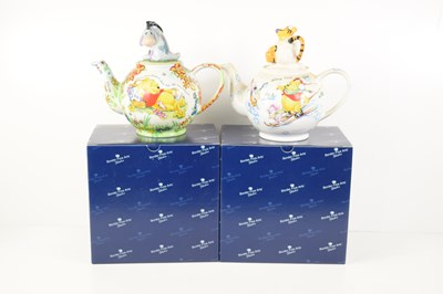 Lot 152 - Two Border Fine Arts Disney teapots, Winter...