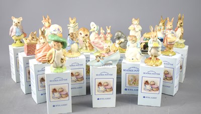 Lot 172 - A collection of twenty Royal Albert "Beatrix...