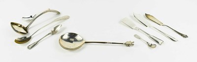 Lot 295 - A group of Dutch silver spoons, comprising a...