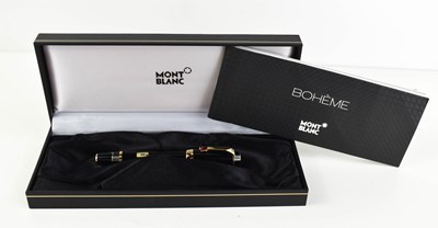 Lot 426 - A Montblanc Boheme fountain pen, with twist...