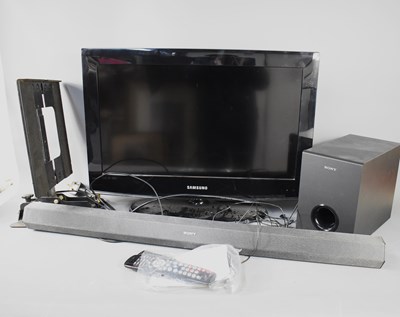 Lot 288 - Sony Home Theatre system, to include a TV with...