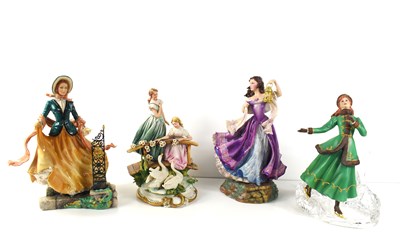 Lot 147 - A group of four figurines, to include two fine...