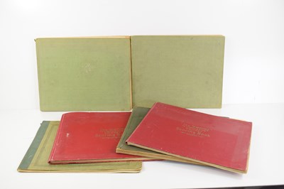 Lot 211 - Five cricket scoring books from the 1950s with...