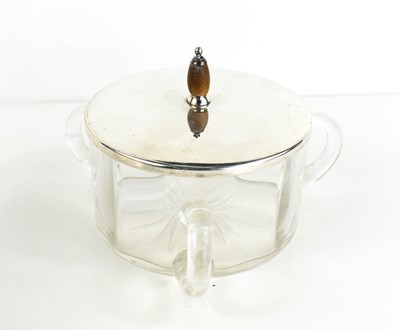 Lot 285 - A WMF mid-century glass and silver plated...