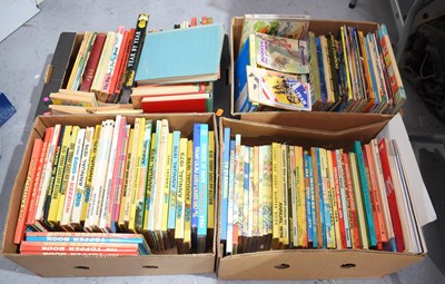 Lot 208 - A large group of vintage childrens annuals and...