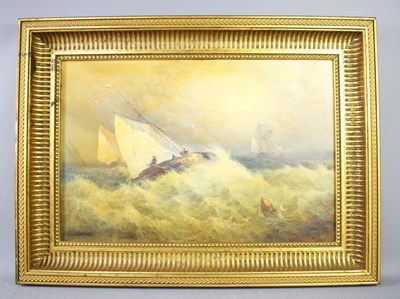 Lot 424 - A 20th century oil on canvas framed painting,...