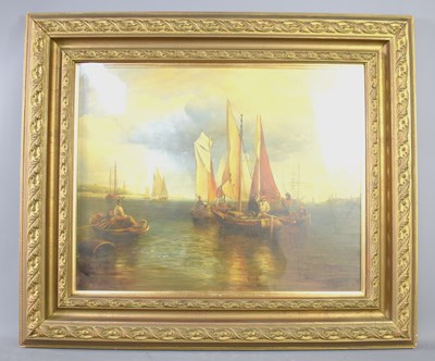 Lot 412 - A 20th century oil on canvas framed painting,...