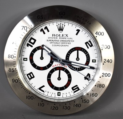 Lot 94 - A Rolex Oyster Perpetual kitchen wall clock,...