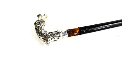Lot 108 - A 19th century sword stick, 90cm long, leather...