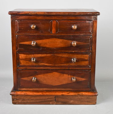 Lot 97 - A 19th century early apprentice piece chest of...