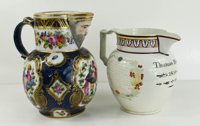 Lot 183 - A 19th century water jug named Thomas Henby...