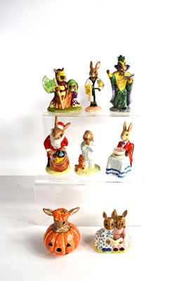 Lot 198 - A group of eight Royal Doulton Bunnykins...