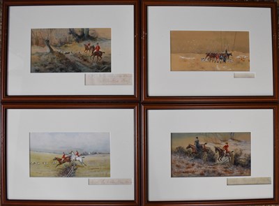 Lot 402 - A set of four prints by Langley Stock,...