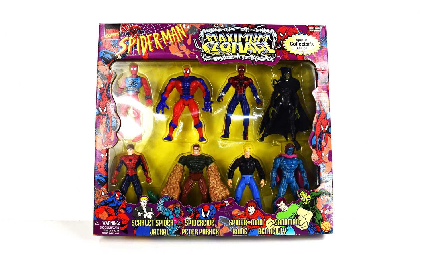 Lot 612 - A vintage Toy-Biz Spider-Man Maximum Clonage...