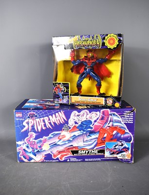 Lot 592 - A vintage Toy-Biz "Spider-Man" Smythe attack...