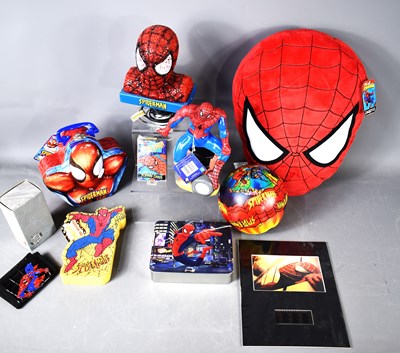 Lot 593 - A collection of Spider-Man memorabilia, to...