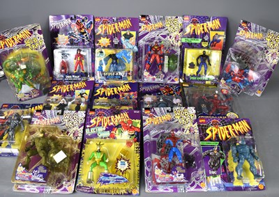 Lot 609 - A group of vintage Toy-Biz Marvel Spiderman...