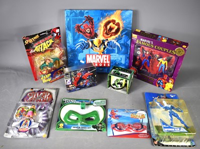 Lot 615 - A group of collectable Marvel memorabilia to...