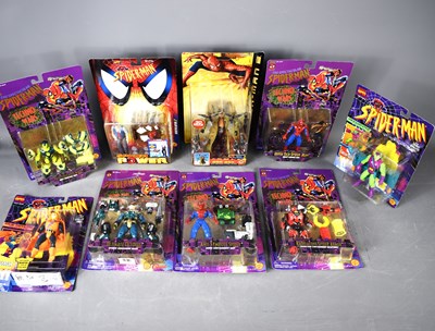 Lot 621 - A collection of unopened Toy-Biz Spider-Man...