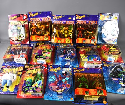 Lot 620 - A group of unopened Toy-Biz Spider-Man figures...