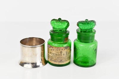 Lot 314 - Two Crown Perfumery Company of London green...