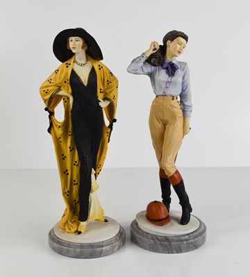 Lot 208 - Two Royal Doulton figurines 'Taking the Reins'...