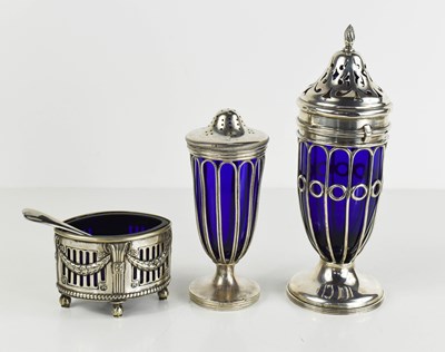 Lot 345 - A silver sugar sifter, with the original...