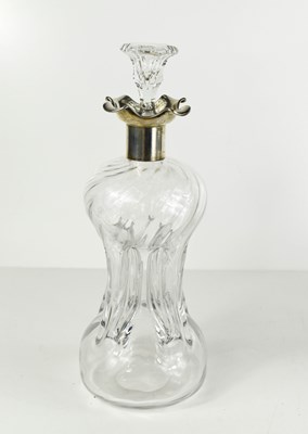 Lot 336 - A Victorian silver and glass Glug Glug...