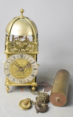 Lot 100 - A 17th century style lantern clock, by Joseph...