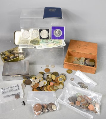 Lot 419 - A selection of worldwide coins to include...