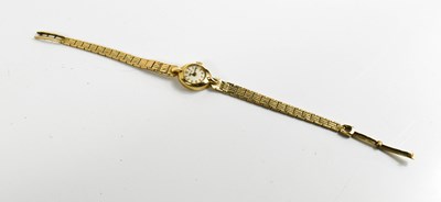 Lot 279 - A 9ct gold Certina ladies wristwatch, with 9ct...