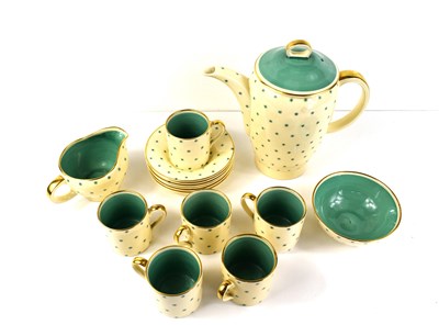 Lot 181 - A Susie Cooper part coffee service in the star...