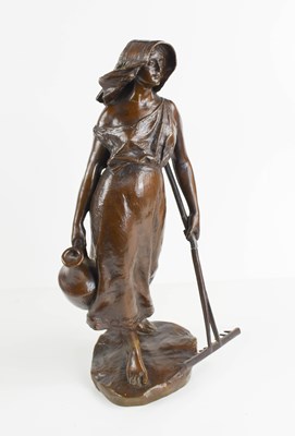 Lot 300 - W Jacobi (20th century): female figure...