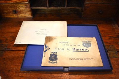 Lot 12 - A Lord's Eton v. Harrow, July 13th and 14th,...