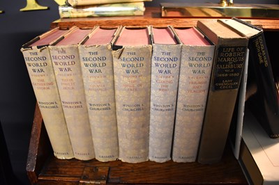 Lot 38 - A quantity of vintage hardback books of...
