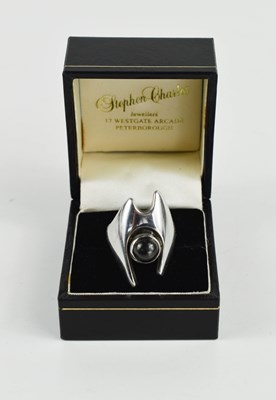 Lot 34 - A Georg Jensen Danish silver ring, designed by...