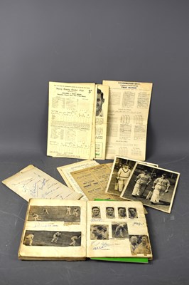 Lot 431 - A collection of cricket ephemera comprising...