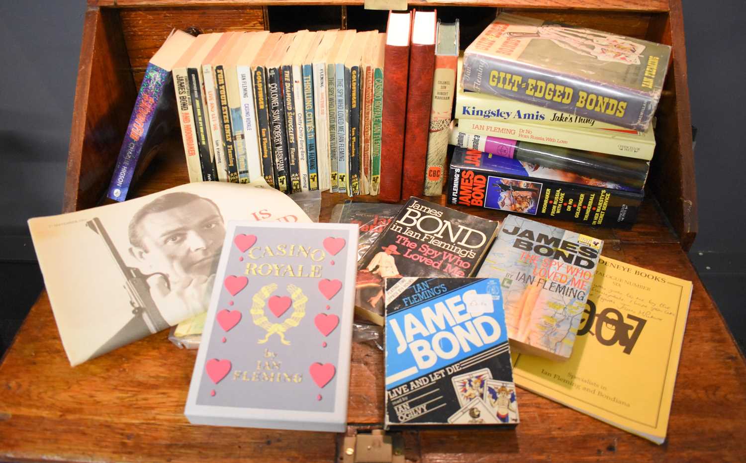 Lot 40 - A group of books related to Ian Fleming and...