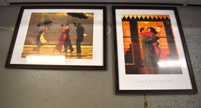 Lot 434a - After Jack Vettriano (Scottish, b1951): a pair...