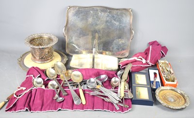 Lot 352 - A group of silver plated items to include...