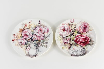 Lot 204 - A pair of Poole pottery dishes, painted to...