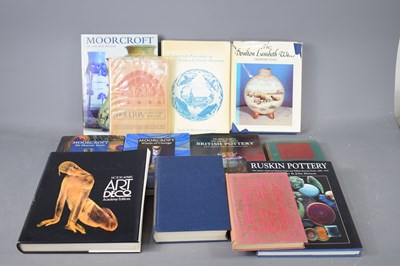 Lot 426 - A group of pottery related reference books to...