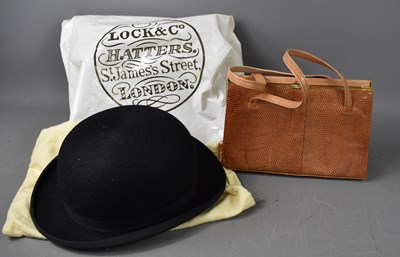 Lot 357 - A Locke & Co of London bowler hat, together...